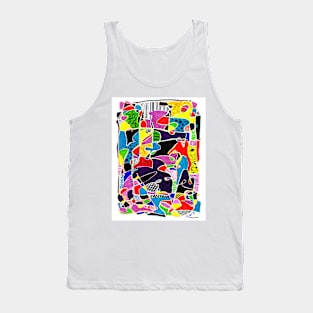 'STREETMAP THROUGH A FUNKY NEIGHBORHOOD' Tank Top